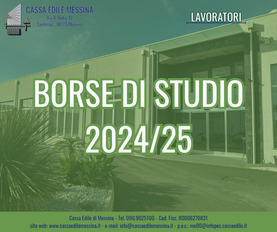 Borse di Studio 2024/2025