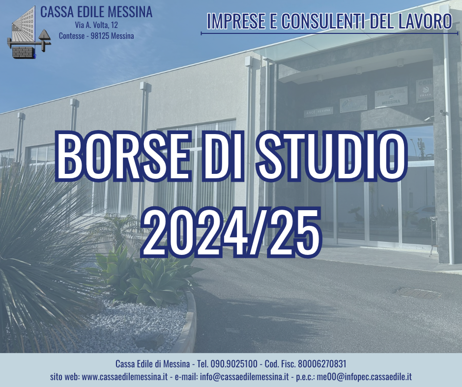 Borse di Studio 2024/2025
